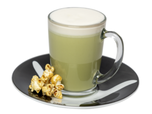 Popcorn matcha