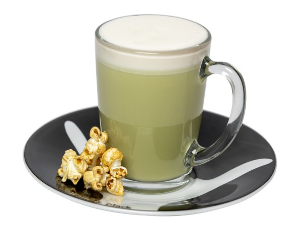 Popcorn matcha